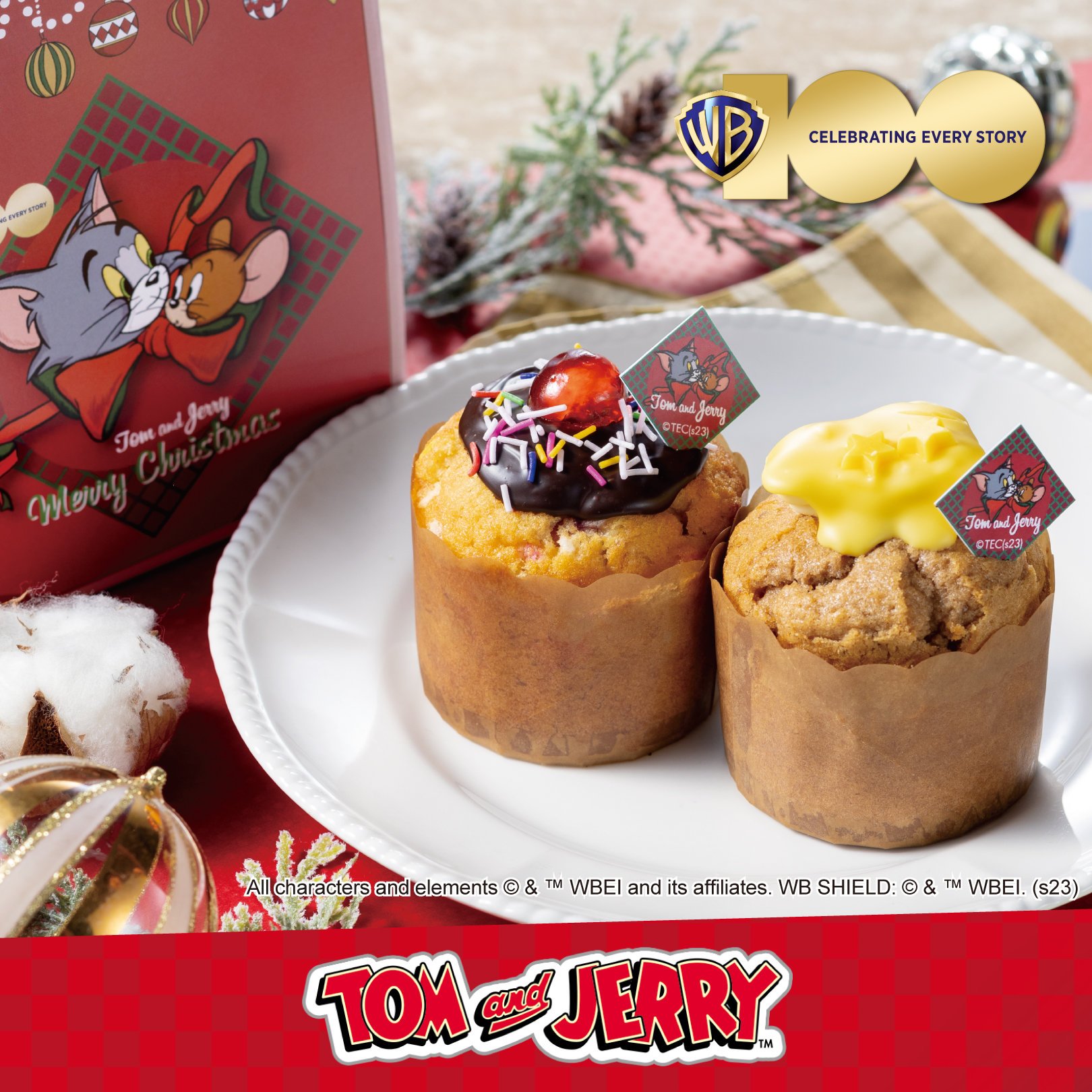 ランドマークプラザ店、ワーナー・ブラザーズ創立100周年を記念し「トムとジェリー」とコラボレーションしたマフィンを期間限定で販売のイメージ画像